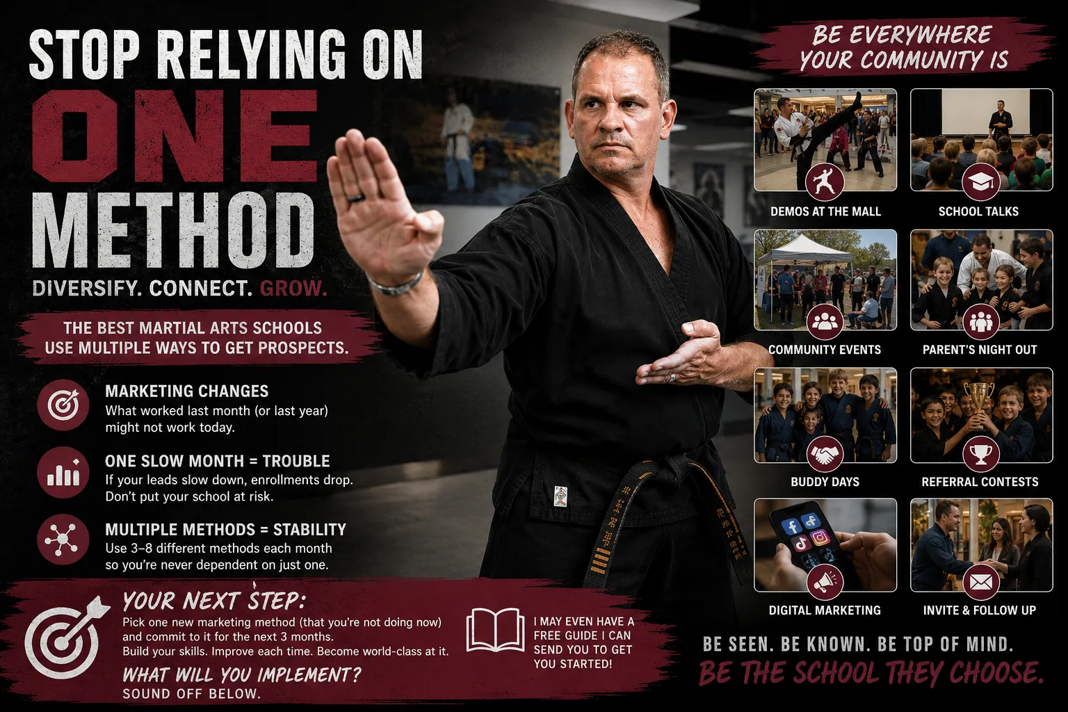 The best marketing strategies for a martial arts school